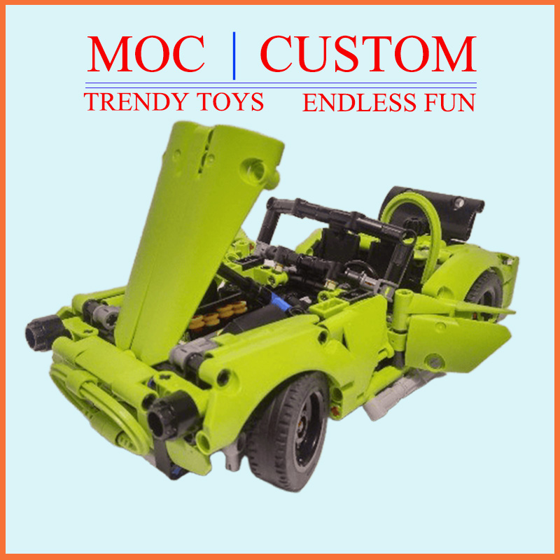 Lego Set Technic - Custom MOC Miniature Cobra Racing Technic
