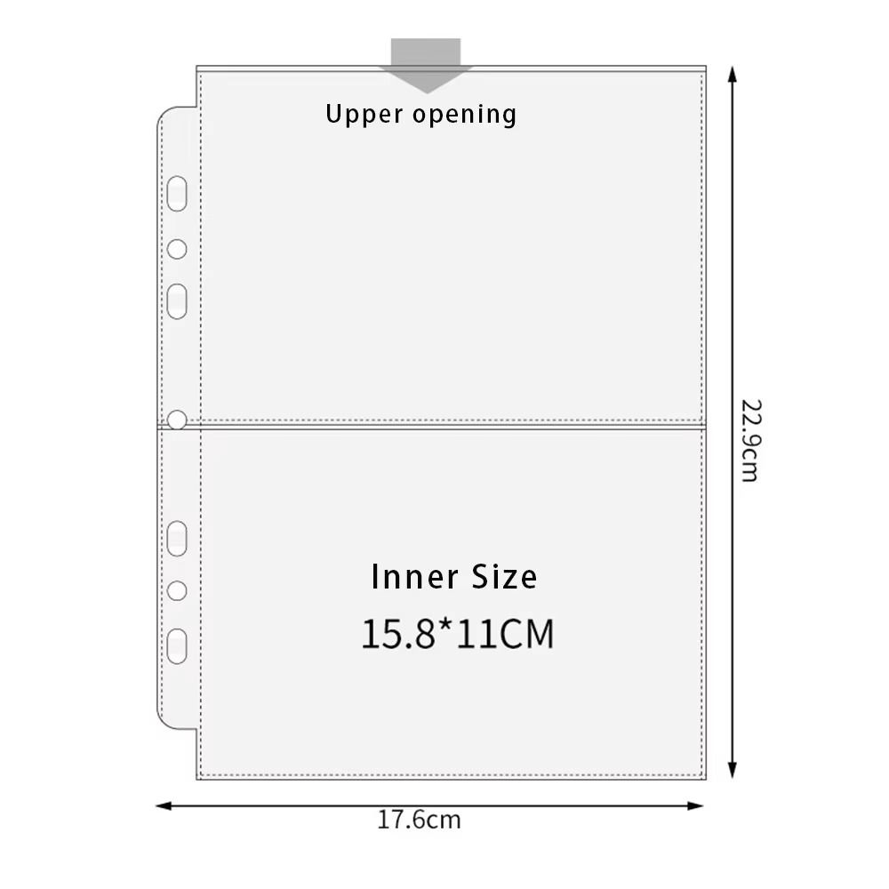 Inner Page Card Binder A5 Phot - Card Penny Sleeve 评论和价格