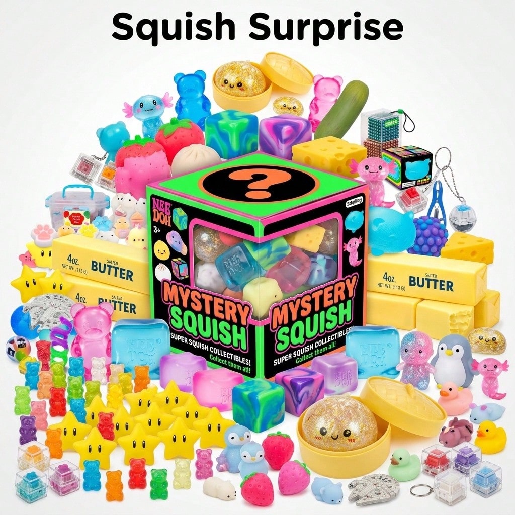 Cute Basic Squishy Blind Box – - Mystery Box Blind Bag 评论和价格
