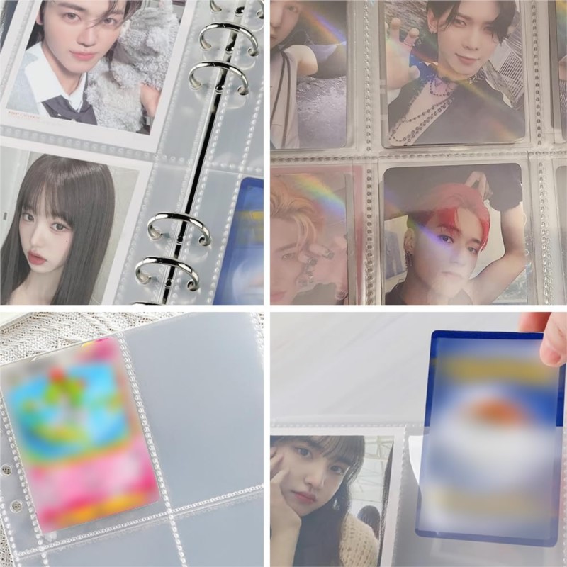 4 Pockets Photo Card Holder Bi - Pokemon Binder Card 评论和价格